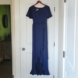 Bridesmaids navy dress